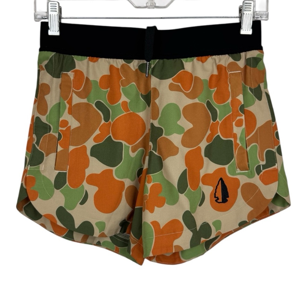 🥑5/$25 TACHUNTFISH THF Women's Sz XS Athletic Lounger Shorts Camo